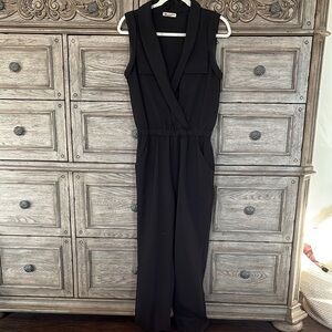 Elegant Black Sleeveless Jumpsuit